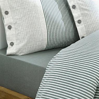 Özdilek Natural Line Ranforce Tek Kişilik Nevresim Takımı 160x220 cm Yeşil