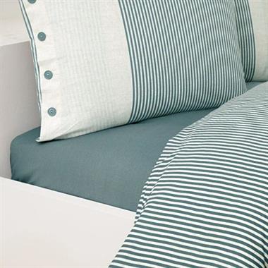 Özdilek Natural Line Tek Kişilik %100 Pamuk Nevresim Takımı 160x220 cm Mavi