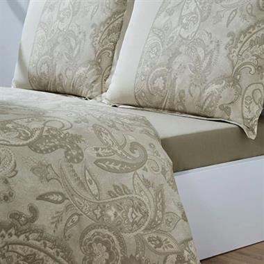 Özdilek Nevresim Takımı Çift Kişilik %100 Pamuk Bej Nostalgic