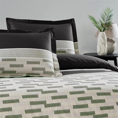 Özdilek Nev.Tak. Rnf Çk Siyah Sculpted %100 Pamuk - Çift Kişilik Nevresim