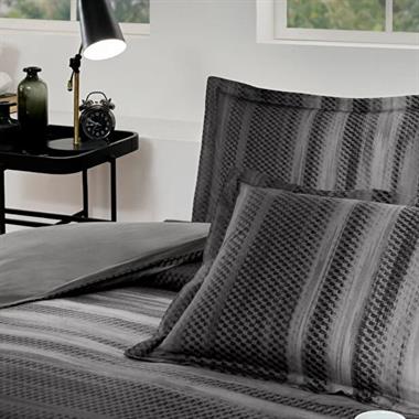 Özdilek Notte King Size %100 Pamuk Nevresim Takımı 240x220 cm Antrasit (Fitted Çarşaflı)