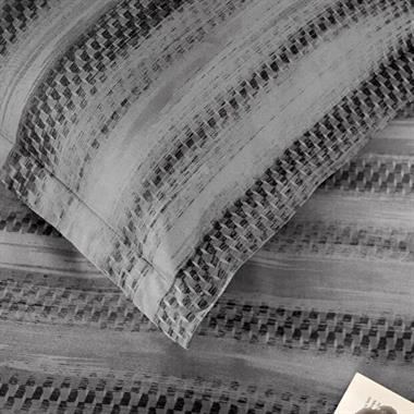 Özdilek Notte King Size %100 Pamuk Nevresim Takımı 240x220 cm Antrasit (Fitted Çarşaflı)