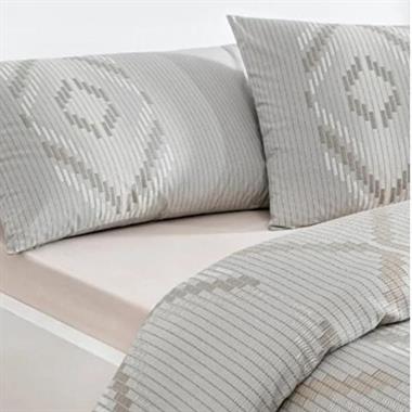 Özdilek Linea Etnica Tek Kişilik Pike Takımı %100 Pamuk Krem 160x230 cm