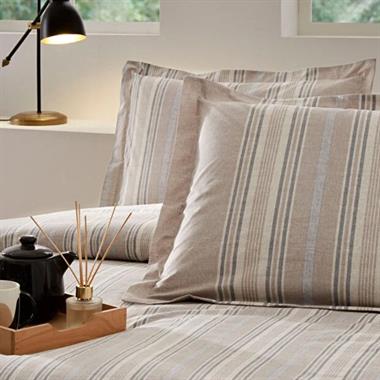 Özdilek Sandline Krem Çift Kişilik Ranforce %100 Pamuk Nevresim Takımı 200x220 cm