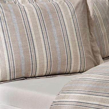 Özdilek Sandline Krem Çift Kişilik Ranforce %100 Pamuk Nevresim Takımı 200x220 cm