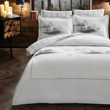 Özdilek Silence Winter %100 Pamuk Çift Kişilik Nevresim Takımı 200x220 cm