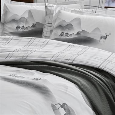 Özdilek Silence Winter %100 Pamuk Çift Kişilik Nevresim Takımı 200x220 cm