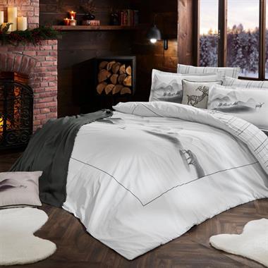 Özdilek Silence Winter %100 Pamuk Çift Kişilik Nevresim Takımı 200x220 cm