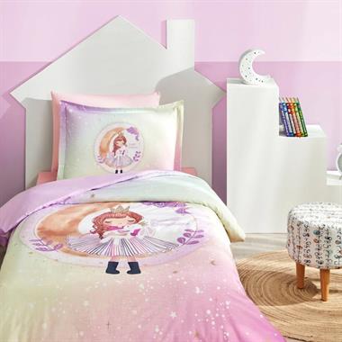 Özdilek Sweet Dream Tek Kişilik Pamuklu Nevresim Takımı 160x220 Lila