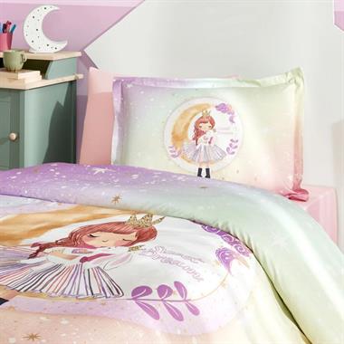 Özdilek Sweet Dream Tek Kişilik Pamuklu Nevresim Takımı 160x220 Lila