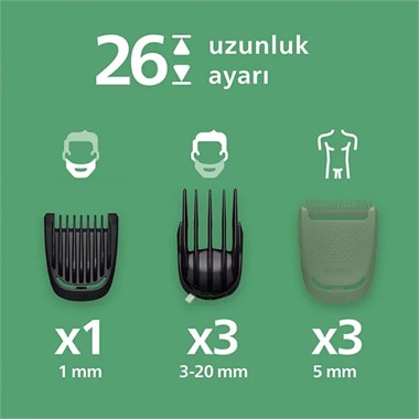 Philips 7000 Series MG7935/15 15in1 Islak Kuru Erkek Bakım Seti
