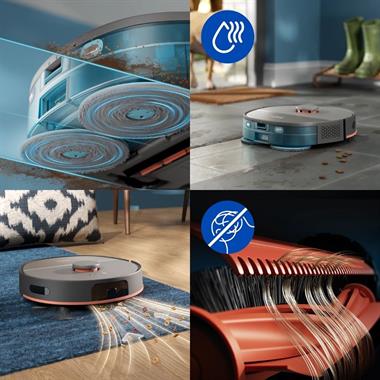 Philips HomeRun 5000 Serisi XU5100/10 Çöp İstasyonlu Akıllı Robot Süpürge