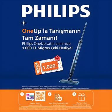 Philips OneUp 5000 Serisi XV5113/01 Kablosuz Elektrikli Mop