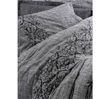 Plain Tek Kişilik Nevresim Takımı Sooty Gri