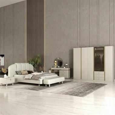 Renata 5 Kapaklı Başlıklı Yatak Odası Takımı (Karyolasız)