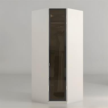 Renata Frenli Kapaklı 1 Kapaklı Köşe Dolap 95x209 cm