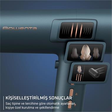 Rowenta HY9430 Maestria For You Entegre Ekranlı 6 Başlıklı 1800 Watt Profesyonel Saç Kurutma Makinesi