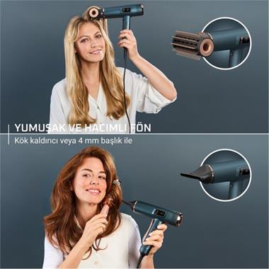 Rowenta HY9430 Maestria For You Entegre Ekranlı 6 Başlıklı 1800 Watt Profesyonel Saç Kurutma Makinesi