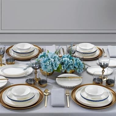 Schafer 1S0020-01001-GLD04 Adel Self Yemek Takımı-56 Parça-Gold