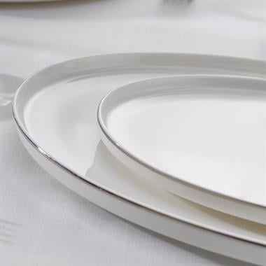 Schafer 1S0020-01001-PLT01 Adel Platin Yuvarlak Yemek Takımı-56 Prç-Platin