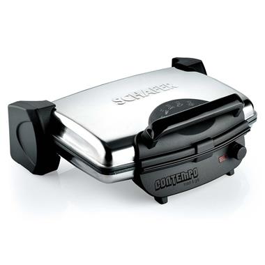 Schafer 1S098-25007-INX02 Contempo Tost Makinesi-Inox Siyah