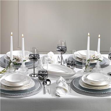 Schafer 1S1226-01001-PLT01 Dina Yemek Takımı-56 Parça-Platin