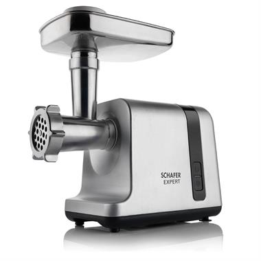 Schafer Expert 1800W Inox Et Kıyma Makinesi | Sucuk & İçli Köfte Aparatlı