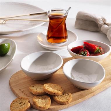 Schafer 1S2034 Felis Kahvaltı Takımı 32 Parça Krem Desenli