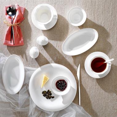 Schafer 1S6487-02001-BYZ01 Superfine Bone Elixir Kahvaltı Takımı 32 Parça-Beyaz