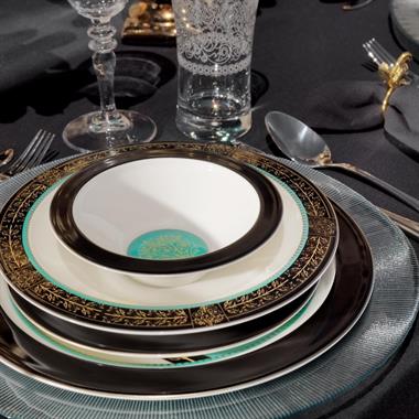 Schafer 1S9017-01001-SIY02 Tılsım Dreamy Yemek Takımı 60 Parça-Siyah