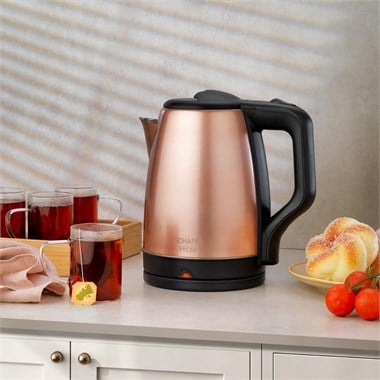 Schafer Hitze 2 Litre 1500W Paslanmaz Çelik Kettle Rosegold - 2SE281-25003-ROS01
