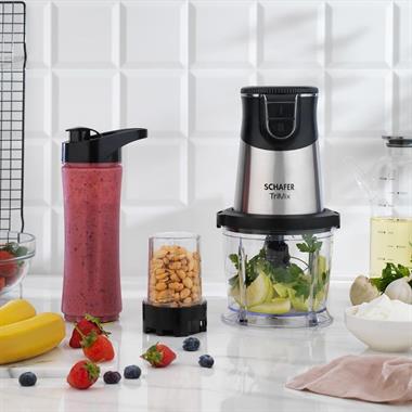 Schafer Trimix 3ü 1 Arada Paslanmaz Inox Blender Set – 500W