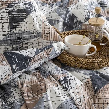 Schafer 3S5400-32902-NON01 Home Geo Çift Kişilik 4 Parça Nevresim Takımı