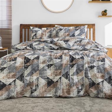 Schafer 3S5400-32902-NON01 Home Geo Çift Kişilik 4 Parça Nevresim Takımı