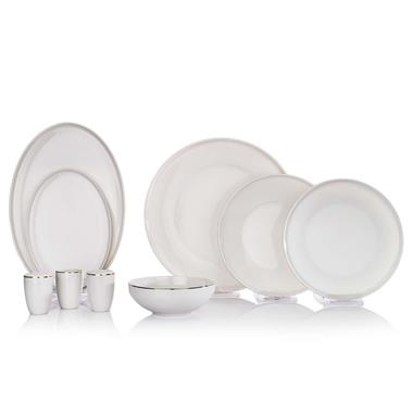 Schafer 1S0020-01001-GLD02 Adel Gold Yuvarlak Yemek Takımı-56 Prç.-Gold