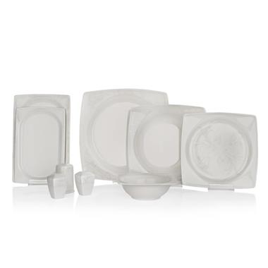 Schafer 1S0402-01001-BYZ03 Beth Kare Yemek Takımı-56 Prç.-Beyaz-03