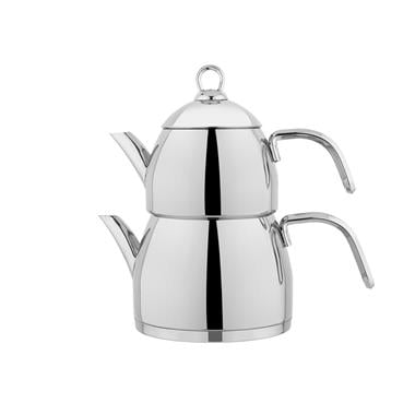Schafer Brilla Çelik Çaydanlık Takımı 3 Parça-Inox