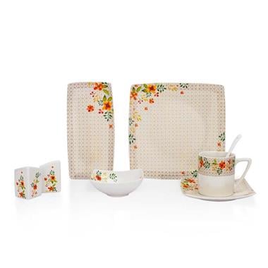 Schafer Day Kahvaltı Takımı-32 Parça-Beyaz