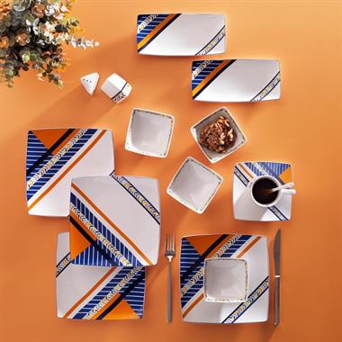 Schafer Day Kahvaltı Takımı-32 Parça-Lacivert