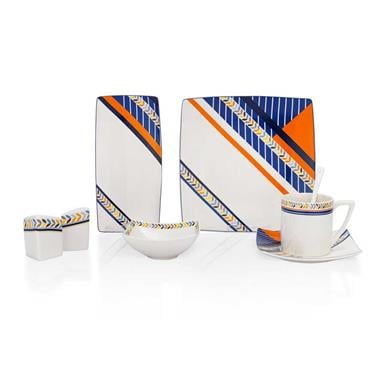 Schafer Day Kahvaltı Takımı-32 Parça-Lacivert