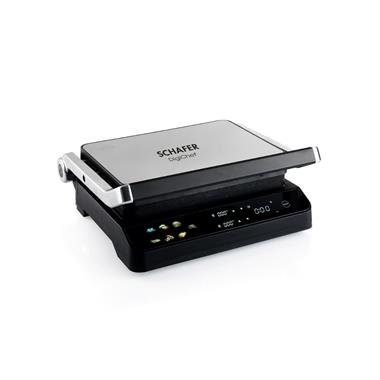 Schafer DigiChef 2000W 6 Dilim Tost ve Izgara Makinesi – Inox