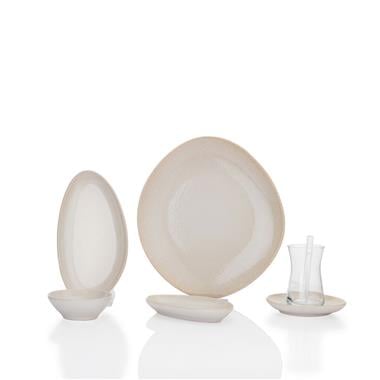 Schafer Felis Kahvaltı Takımı-32 Parça-Krem