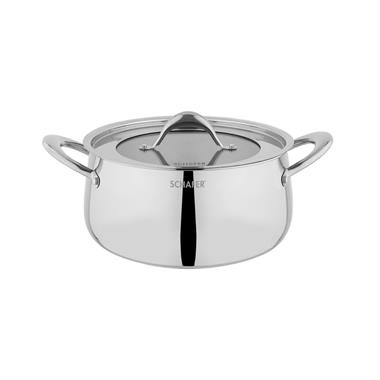 Schafer Galaxy 8 Parça Çelik Tencere Seti | Yiğit AVM