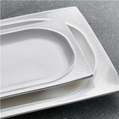 Schafer 1S2407-01001-BYZ02 Glamor Prıvate Kare Yemek Takım-60 Prç-Beyaz