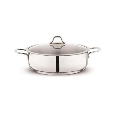 Schafer Held Çelik Basık Tencere-26 Cm-2 Prç.-Inox