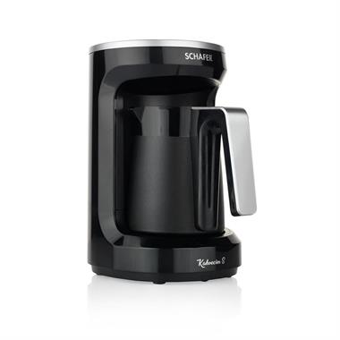 Schafer Kahvecim S Otomatik Sütlü Türk Kahve Makinesi Siyah 4 Fincan Kapasiteli
