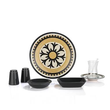 Schafer Meghan Kahvaltı Takımı 32 Parça-Gri