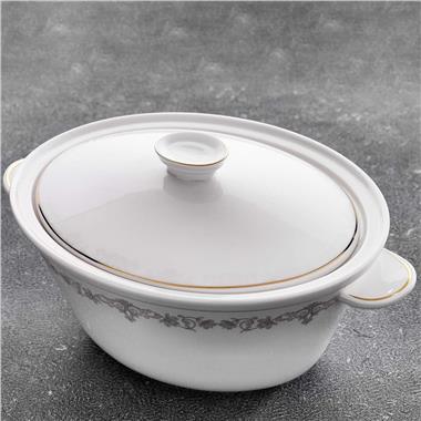 Schafer 1S5902-01001-ALT01 Queen Natty Bone Yuvarlak Yemek Takımı-60 Prç.-Alt