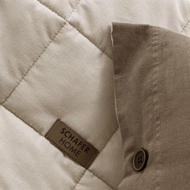 Schafer Soft Çift Kişilik Yatak Örtüsü Nevresim Seti 5 Parça Bej 230x250