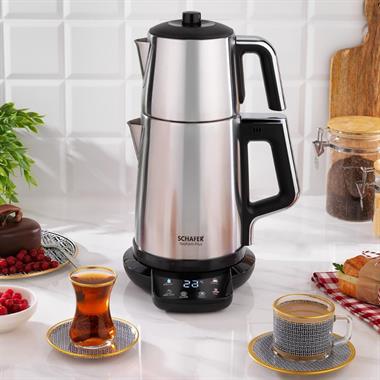 Schafer Teaform Plus Dijital Paslanmaz Çay Makinesi 1.7L